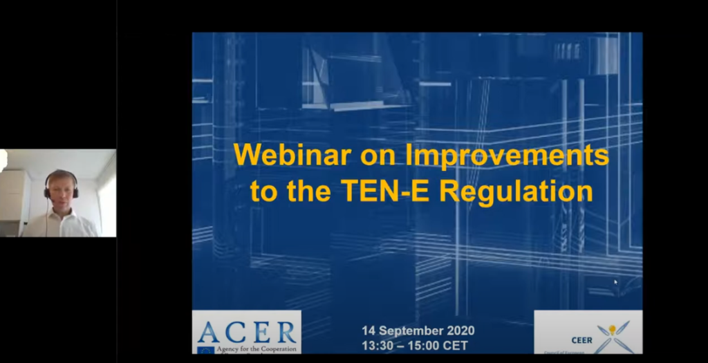 ACER-CEER Webinar on Improvements to the TEN-E Regulation