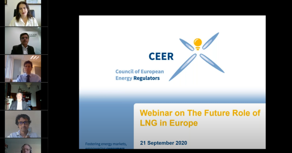 CEER Webinar – The Future Role of LNG in Europe